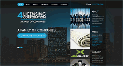Desktop Screenshot of 4licensingcorp.com